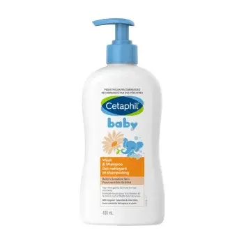 CetaphilBabyWash ShampooWithOrganicCalendula TearFree Paraben ColourantandMineralOilFree 400mlPump.webp