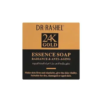 Dr.Rashel24KGoldRadiance AntiAgingEssenceSoap 100g.webp