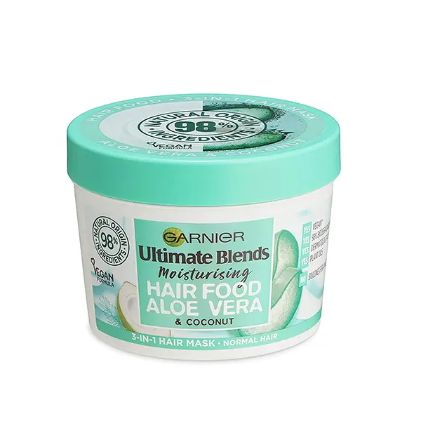 Garnier Ultimate Blends Hair Food Aloe Vera 3 in 1 Normal Hair Mask Treatment 390ml Sri Lanka.webp