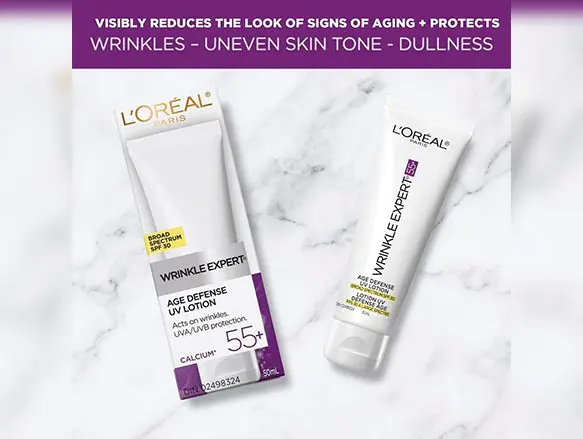 Loreal Wrinkle Expert Age Defense UV Lotion 55 50ml CANADA LOW05 1Related2.webp