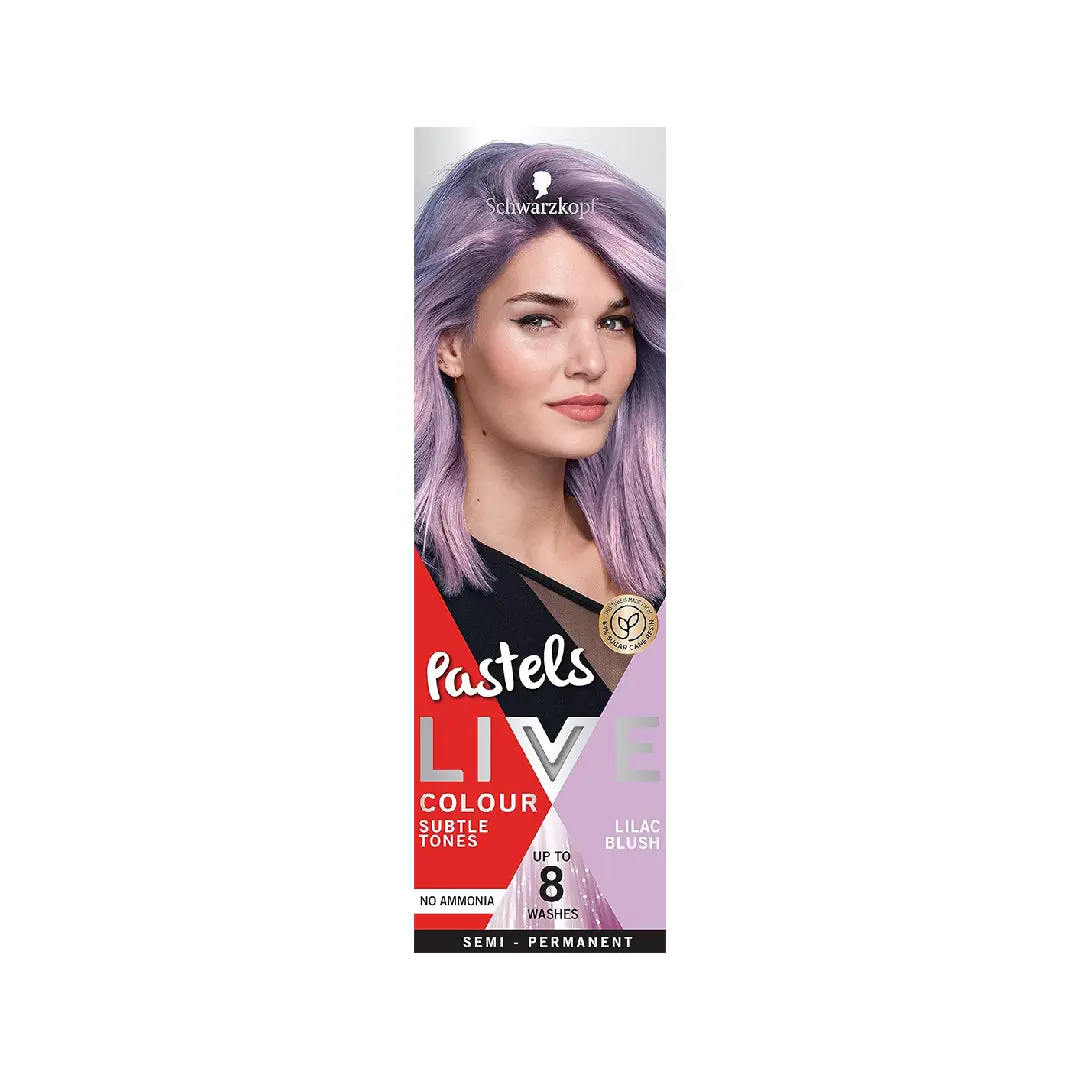Schwarzkopf Live Semi Permanent Pastels Hair Colors Lilac Blush 2.webp
