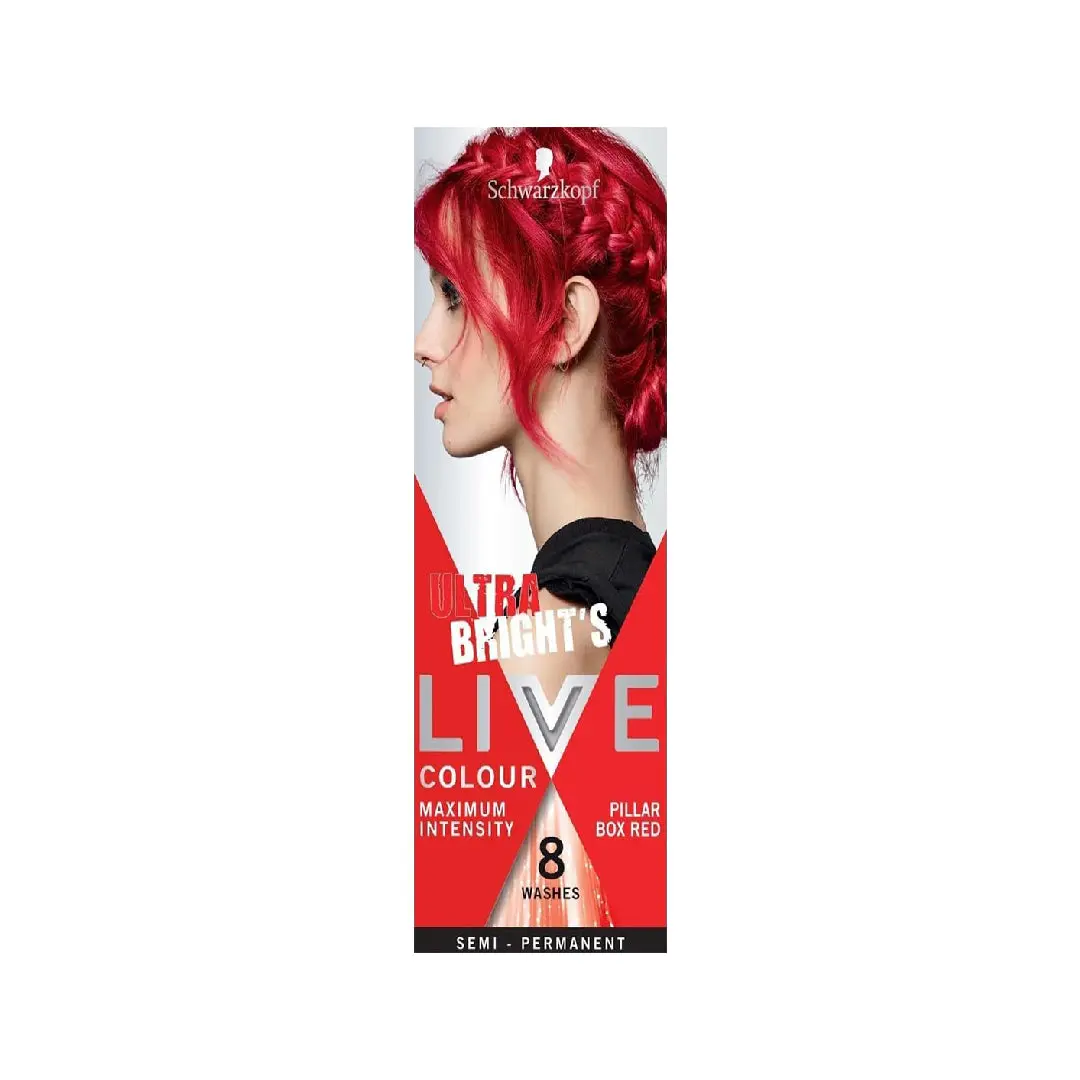 Schwarzkopf Live Semi Permanent Pastels Hair Colors Pillar Box Red 2.webp