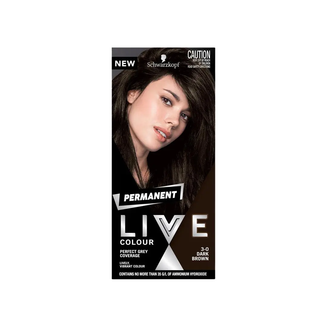 Schwarzkopf Permanent Live Hair Color 3 0 Dark Brown.webp